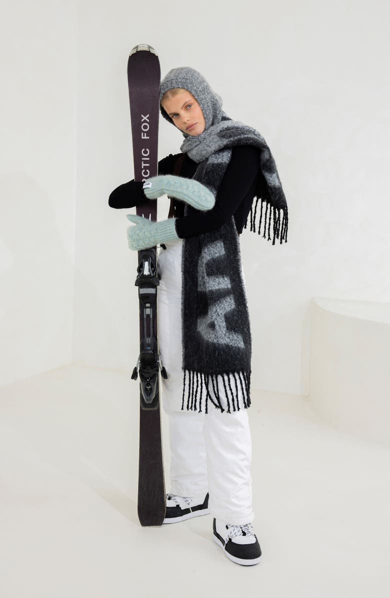 Arctic Fox & Co The Mohair & Merino Wool Blend Mittens, Alternate, color, Ocean Mist