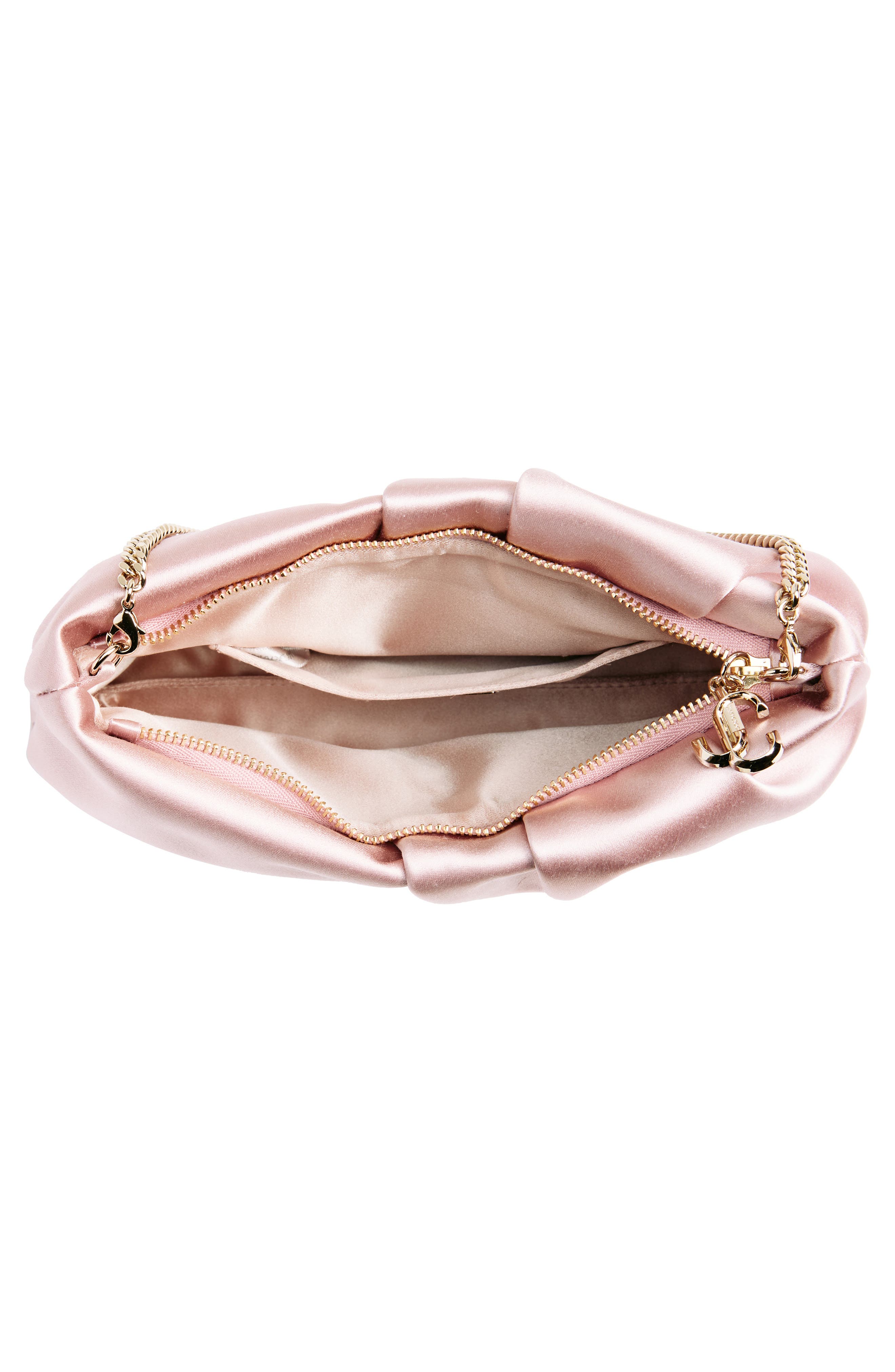 Jimmy Choo Bonny Satin Clutch, Alternate, color, 