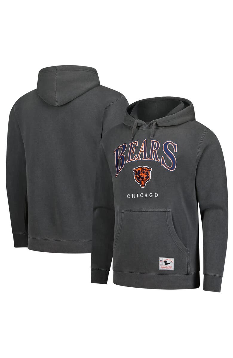 Mitchell & Ness Gray Chicago Bears Slot Pullover Hoodie, Main, color, Gray