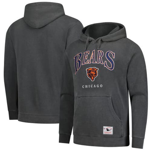 Mitchell & Ness Gray Chicago Bears Slot Pullover Hoodie In Gray