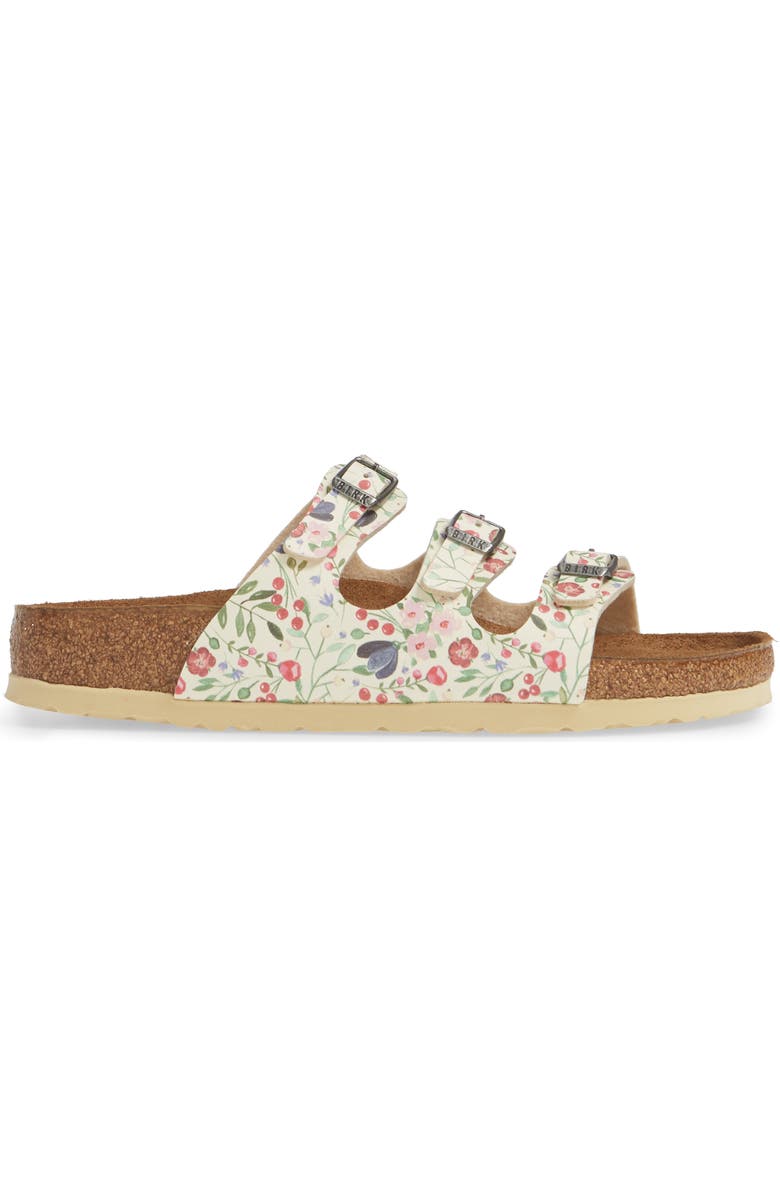 Birkenstock Florida Meadow Flowers Birko-Flor<sup>™</sup> Slide Sandal, Alternate, color,
