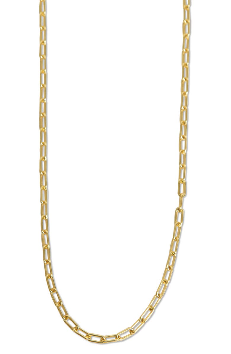 Argento Vivo Sterling Silver Paper Clip Chain Necklace, Alternate, color,