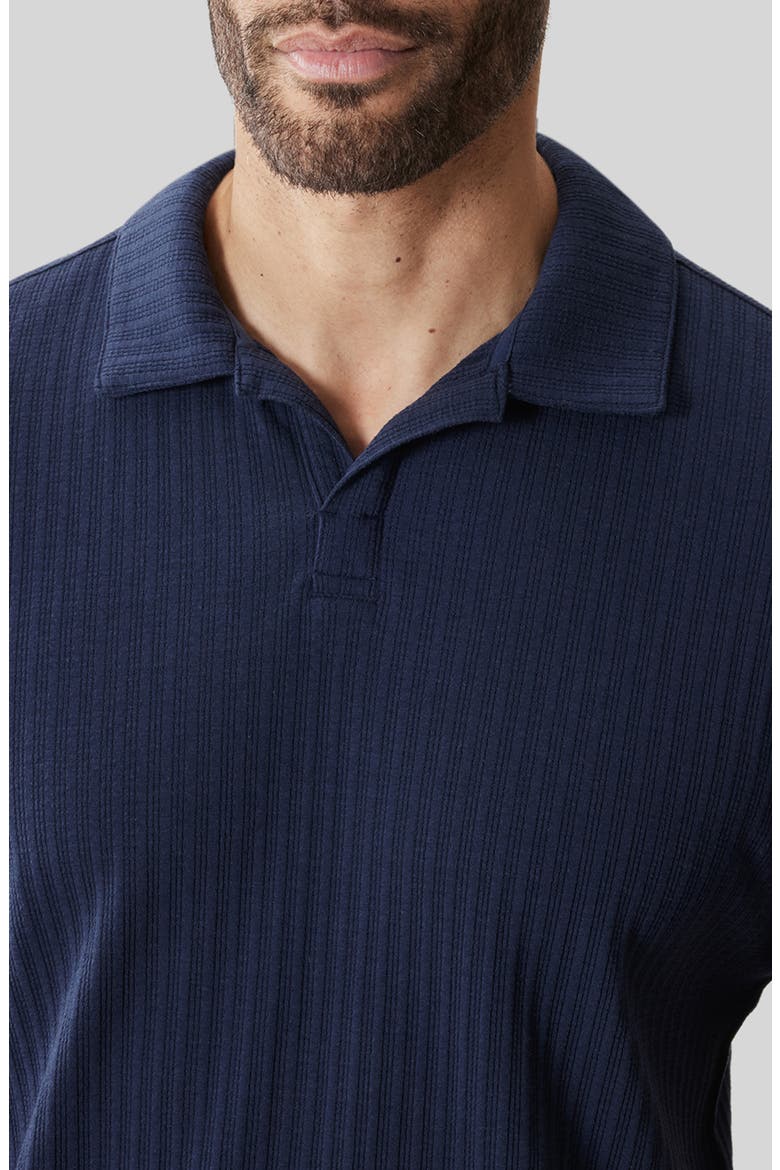 Luca Johnny Collar Polo, Alternate, color, NAVY