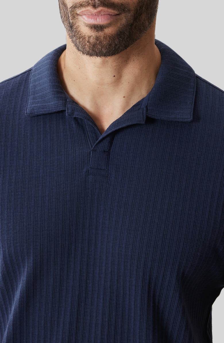 Robert Barakett Luca Johnny Collar Polo, Alternate, color, Navy