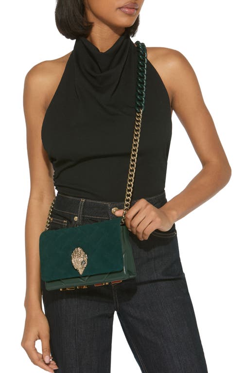 Kurt Geiger London Mini Kensington Crossbody Bag In Green