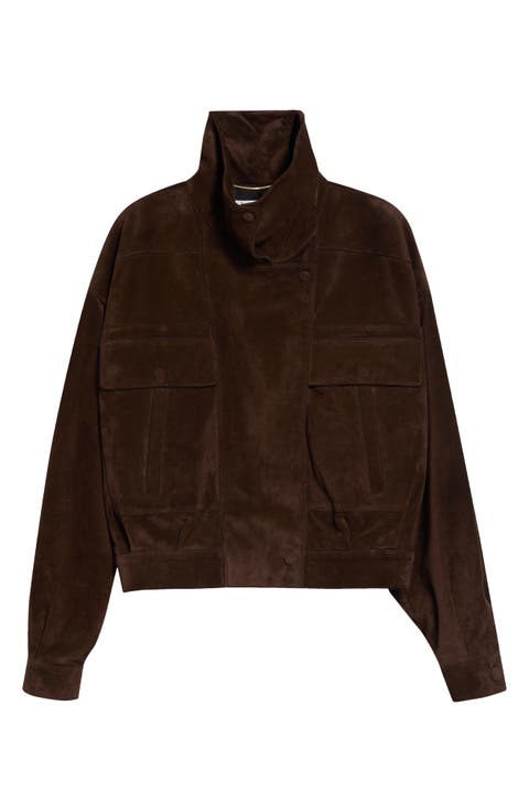 Calfskin Suede Jacket