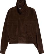 Saint Laurent Calfskin Suede Jacket