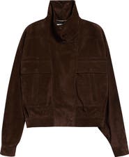 Saint Laurent Calfskin Suede Jacket