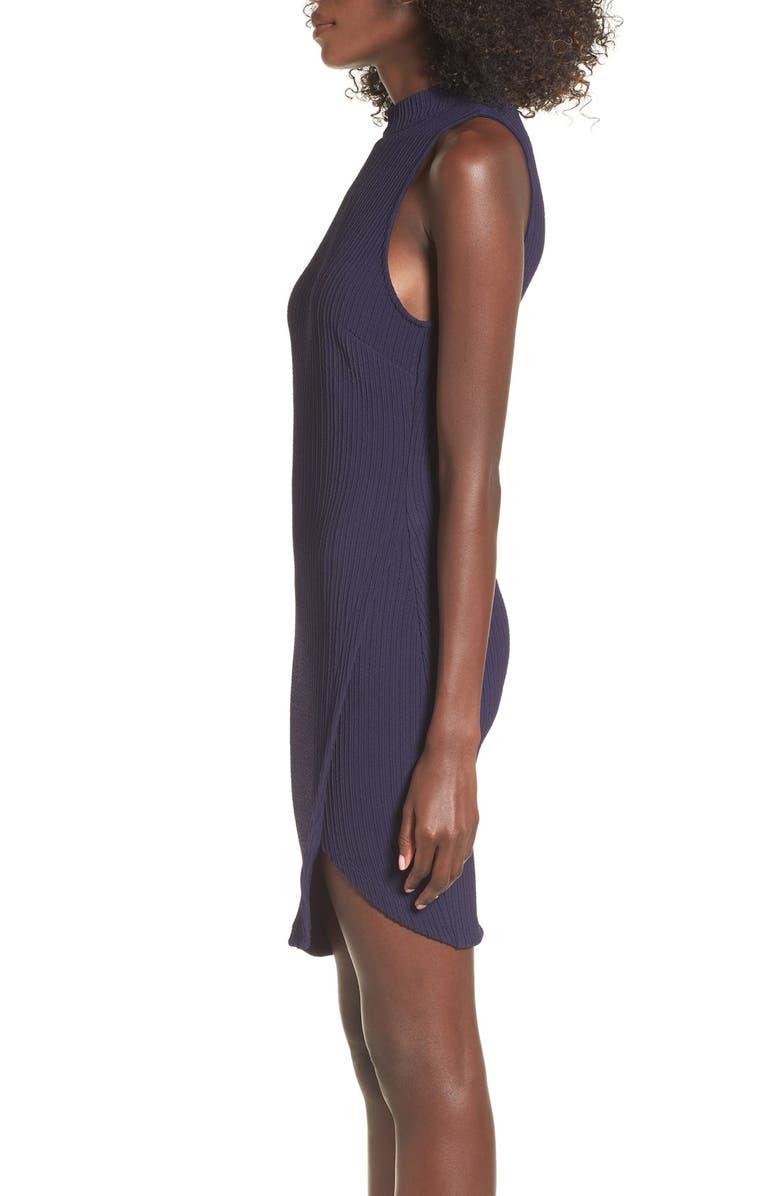 ASTR the Label ASTR Mock Neck Body-Con Dress, Alternate, color, 