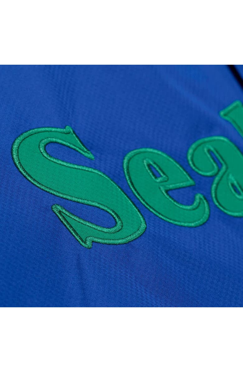 Mitchell & Ness Men's Mitchell & Ness Royal Seattle Seahawks Coaches Full-Snap Hooded Windbreaker Jacket, Alternate, color, Royal