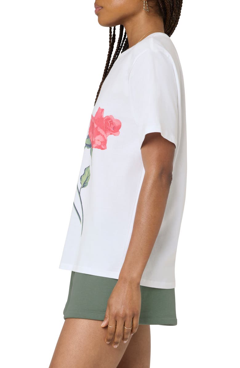 Florence by Mills Boyfriend Graphic T-Shirt, Alternate, color, Bri Wht Rose