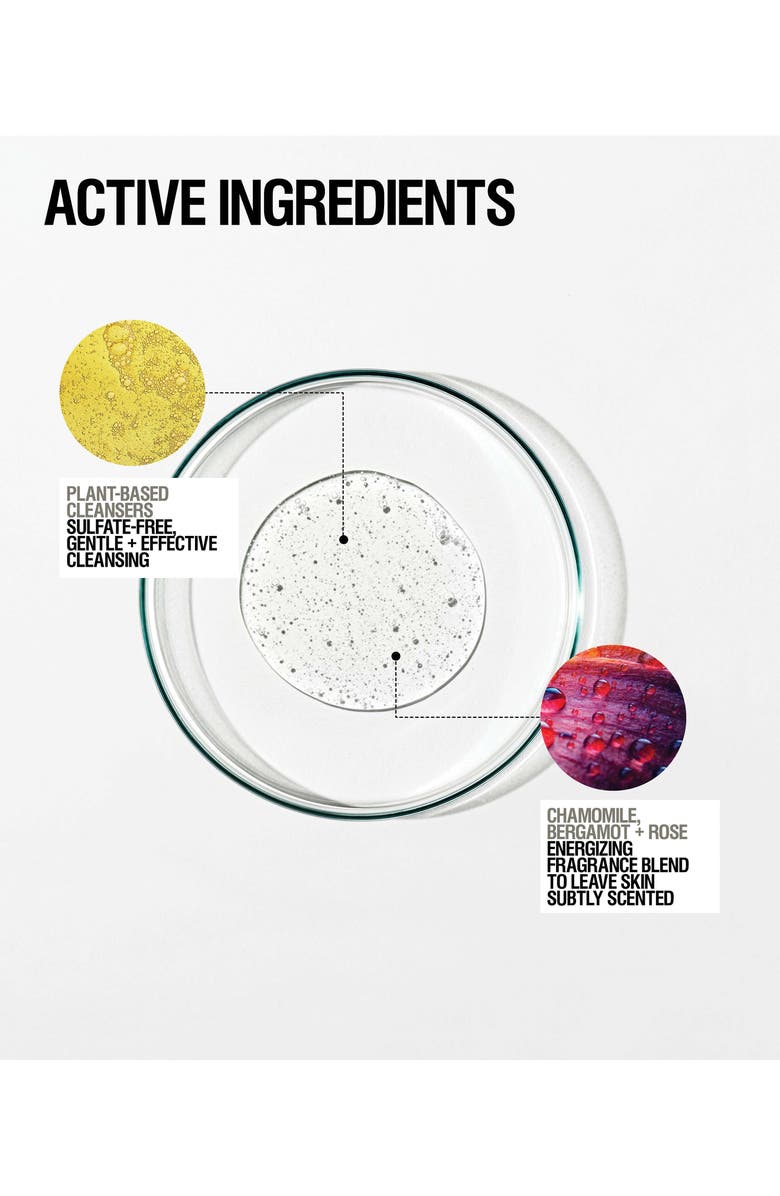 GROWN ALCHEMIST Energize Body Cleanser for Sensitive Skin with Chamomile, Bergamot & Rose, Alternate, color,