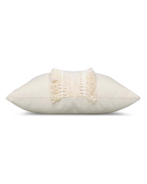 Elaine Smith Column Indoor & Outdoor Woven Accent Pillow In Neutral