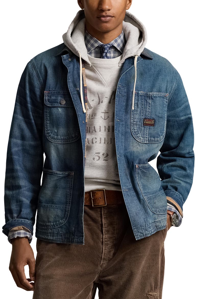 Denim Utility Jacket (Men) | Nordstrom