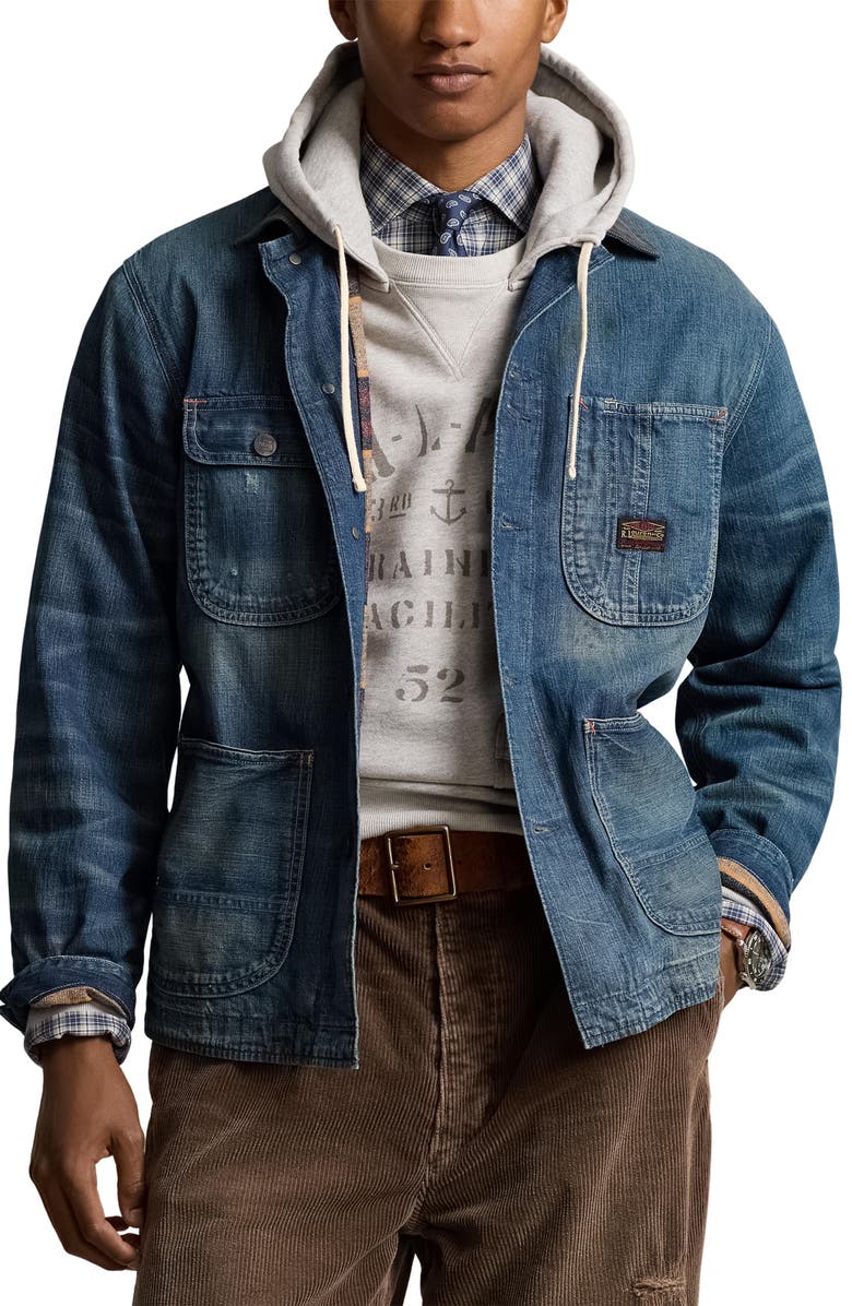Polo Ralph Lauren Denim Utility Jacket, Main, color, 