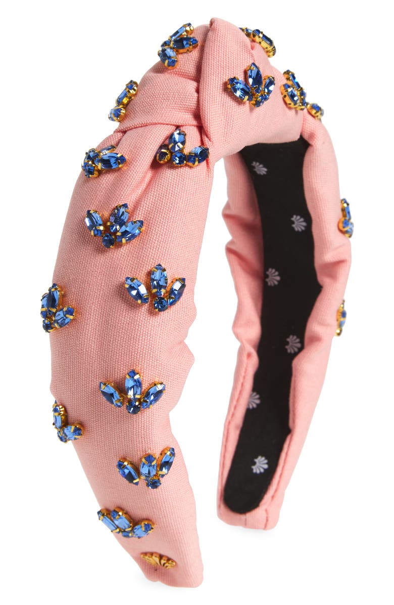 Lele Sadoughi Vine Embellished Knotted Headband, Main, color,