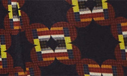 Dries Van Noten Smila Tie Print Gathered Silk Maxi Skirt In Multi