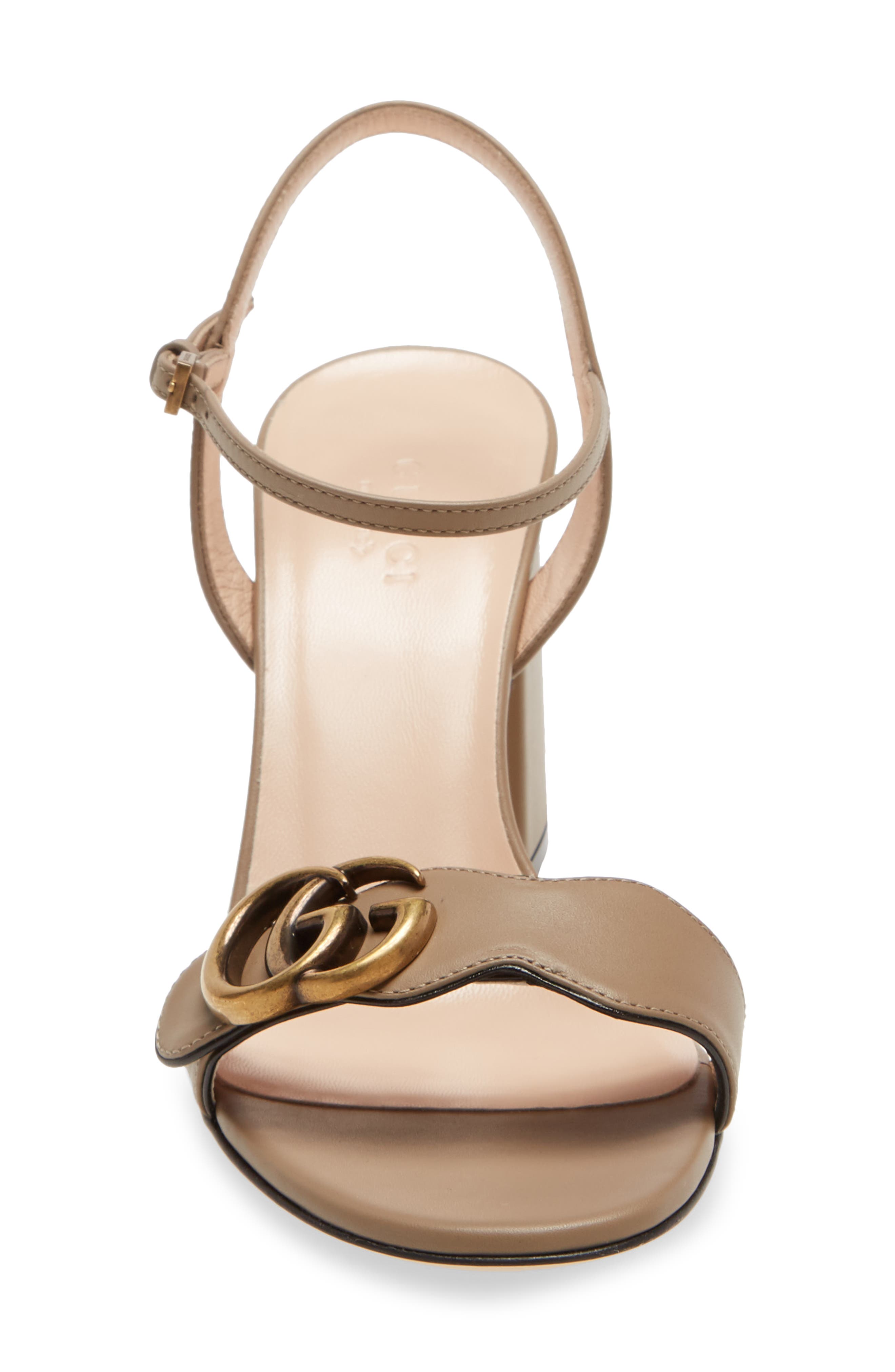GG Quarter Strap Sandal, Alternate, color, MUD