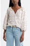  White- Tan Shore Embroidery