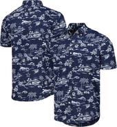 Reyn Spooner Men's Reyn Spooner Navy Dallas Cowboys Throwback Kekai Print Button-Up Shirt