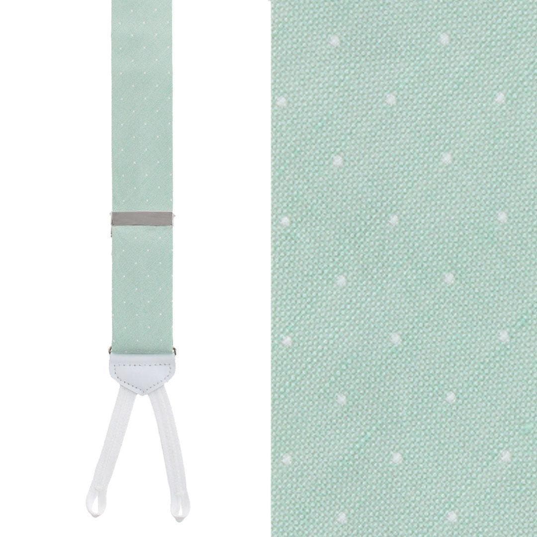 selected Light Green with Polka Dots