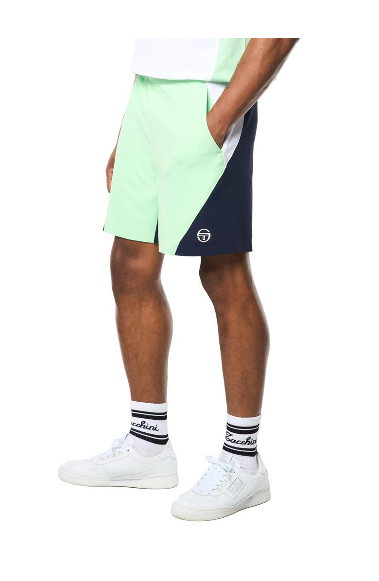 Sergio Tacchini Pagia Court Short, Main, color, Green Ash
