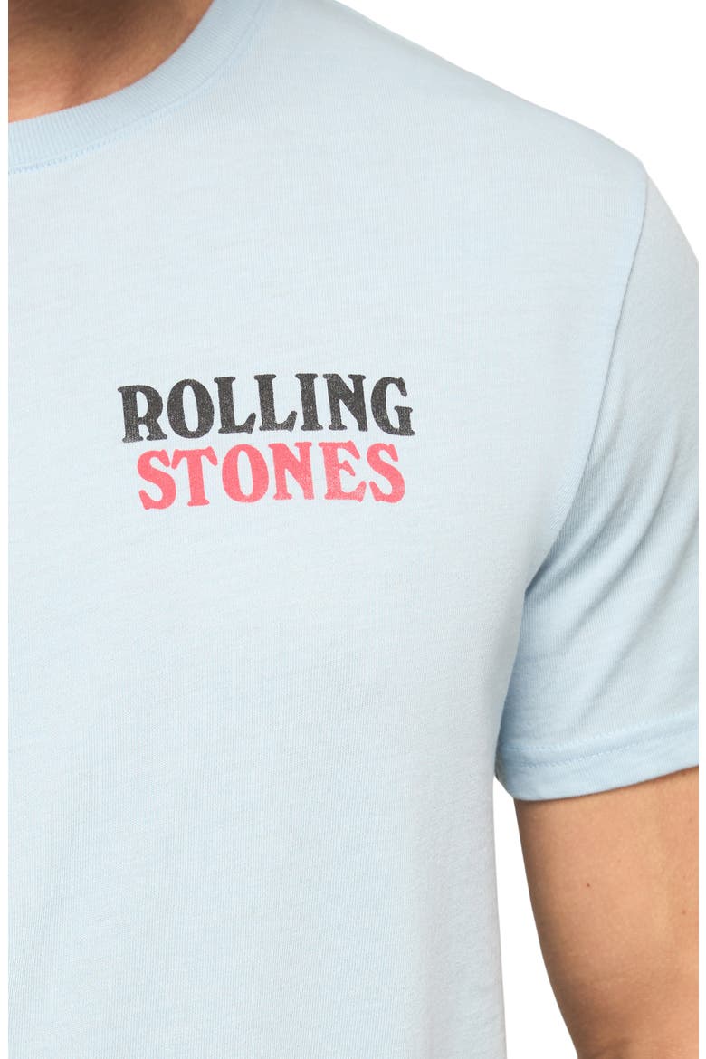 Rolling Stones Tongues Graphic T-Shirt, Alternate, color, CERULEAN