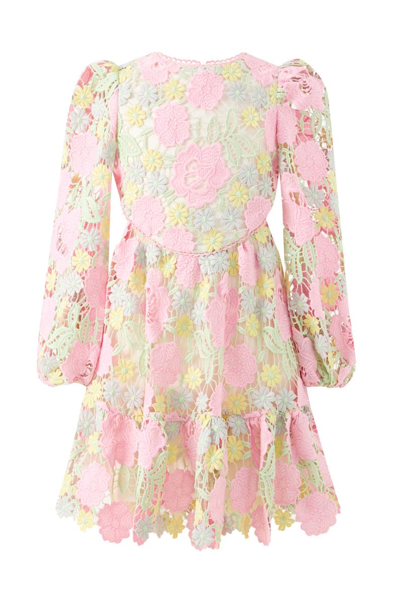 Marlo Kids Estella Embroidered Mini Dress, Main, color, Floral