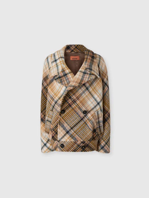 Double-breasted Raglan Jacket