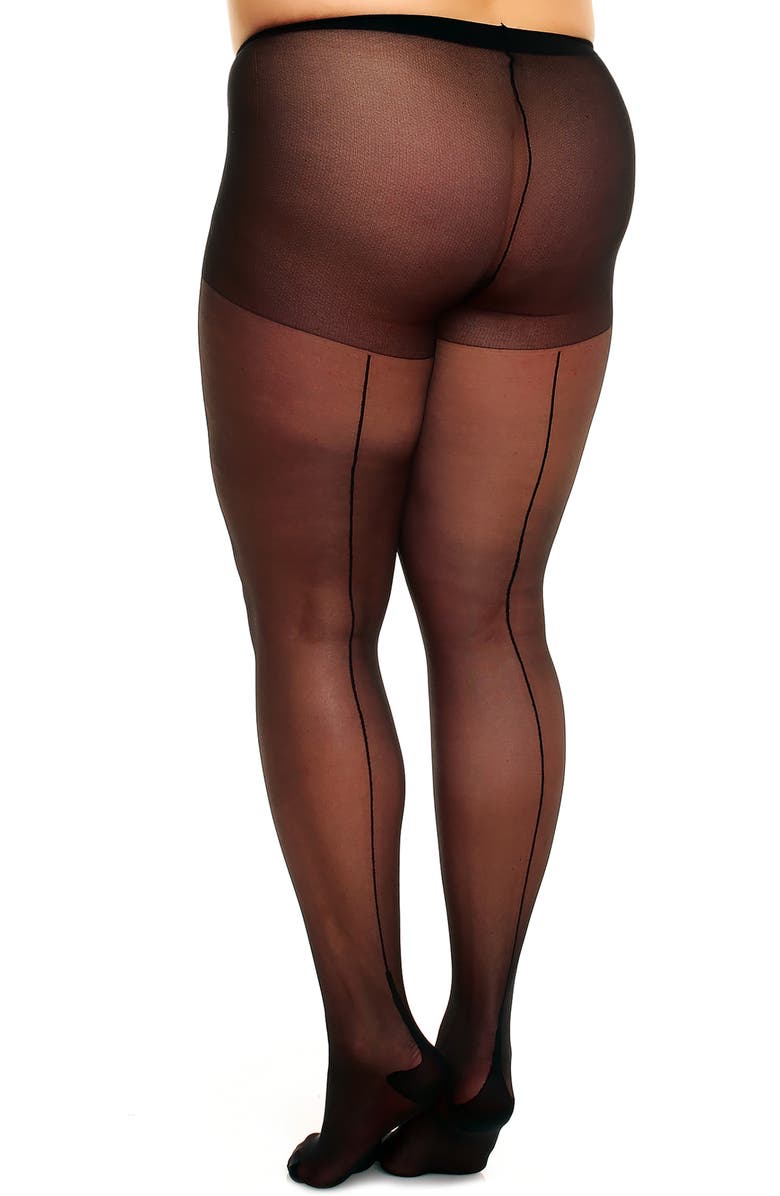 Glamory Hosiery Amore20 Back Seam Tights, Main, color, 