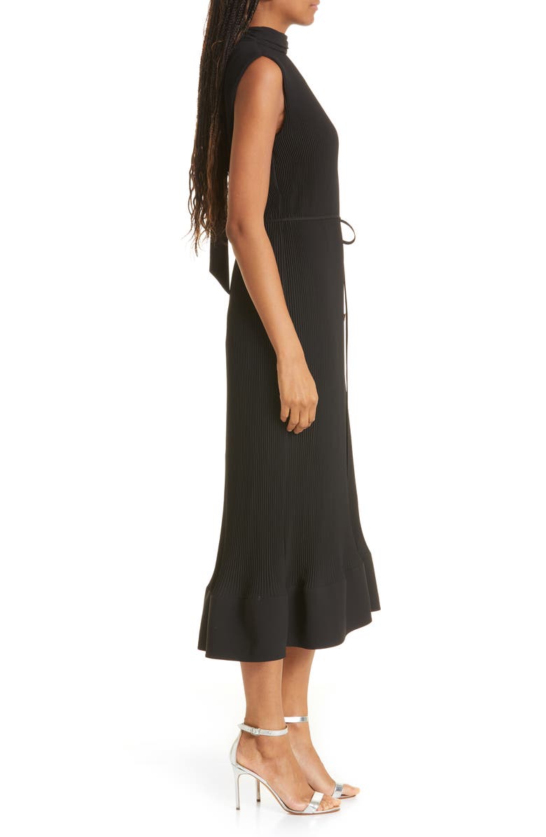 Milly Milina Micropleat Sleeveless Dress, Alternate, color, 