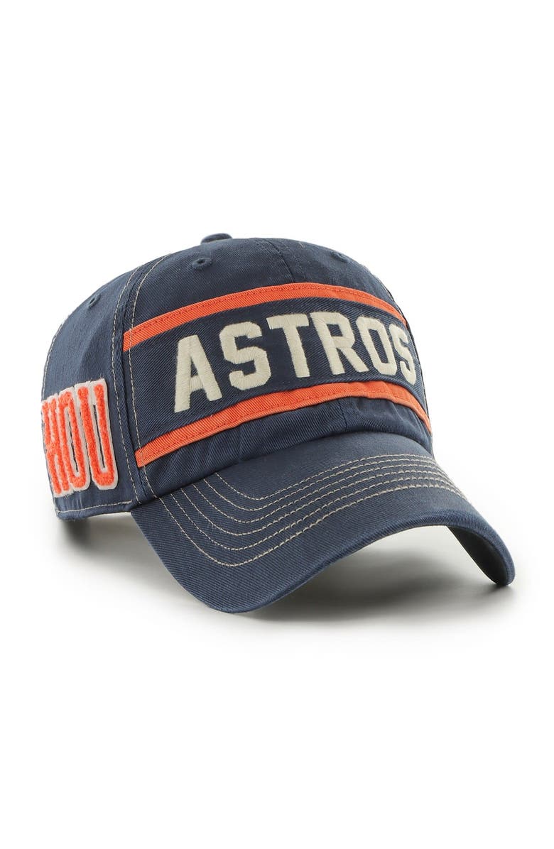 '47 Men's '47 Navy Houston Astros Hard Count Clean Up Adjustable Hat, Main, color, 
