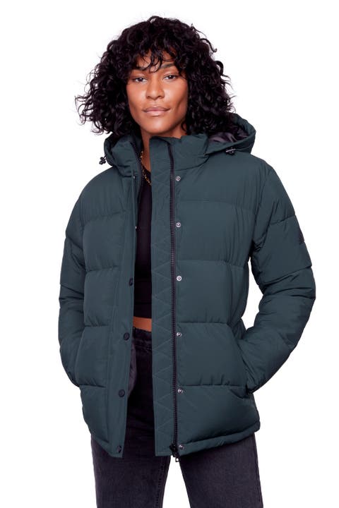 FORILLON - Vegan Down Short Quilted Puffer Jacket