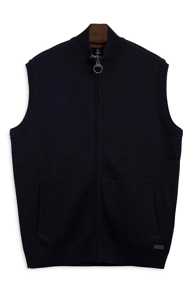 Marcus Knitted Gilet, Alternate, color, NAVY