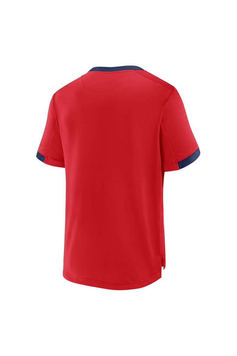 Men's Fanatics Red FC Dallas Stoppage Time Striker T-Shirt, Alternate, color, Red