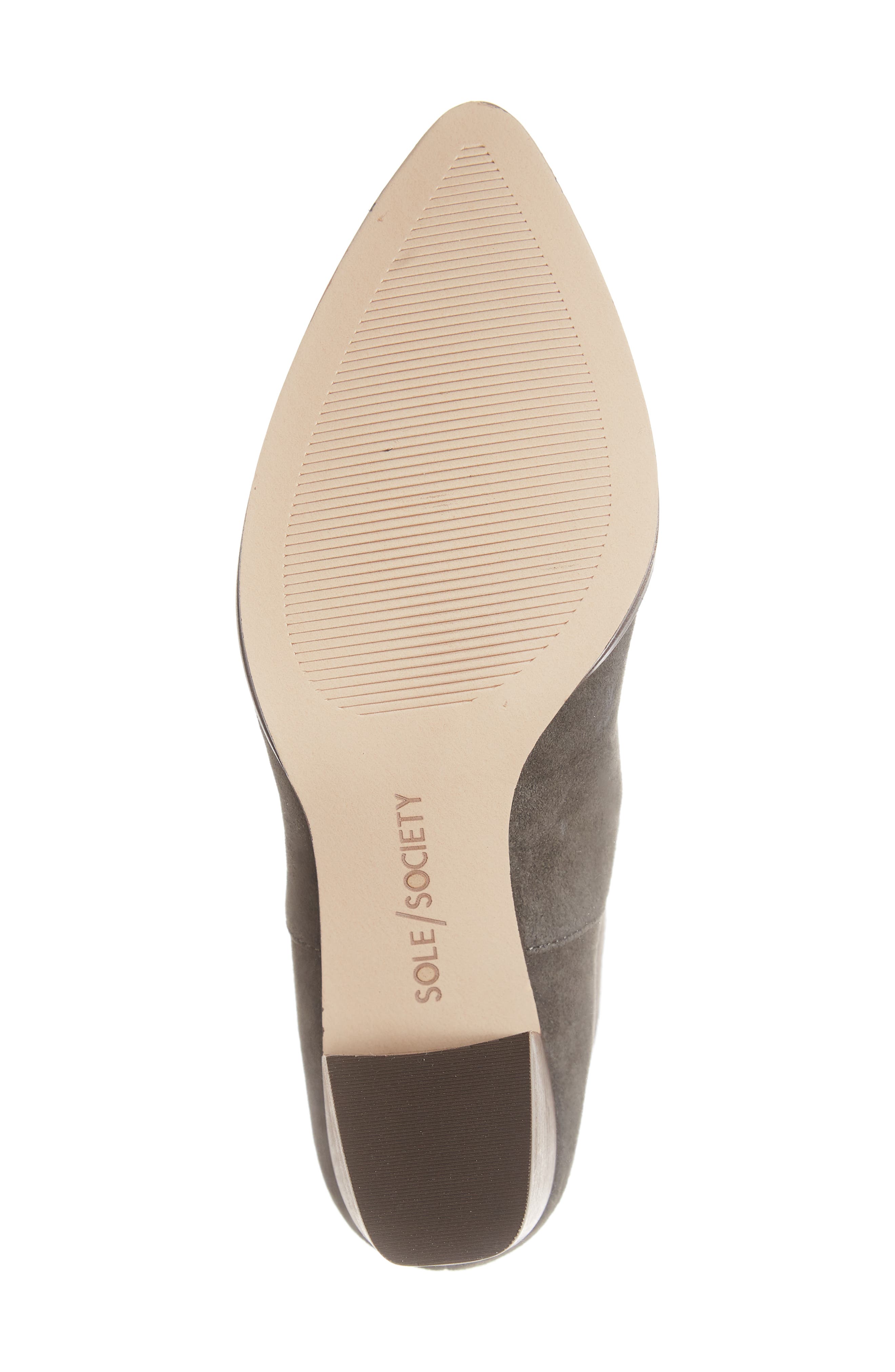 Dawnina Bootie, Alternate, color, IRON SUEDE
