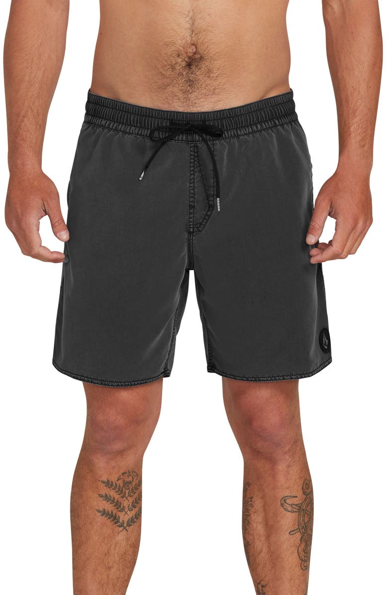 Volcom Center Swim Trunks, Main, color, 