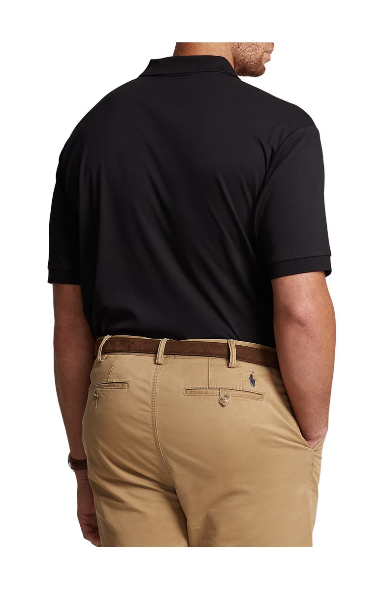 Polo Ralph Lauren Big & Tall Soft Touch Polo Shirt, Alternate, color, Polo Black