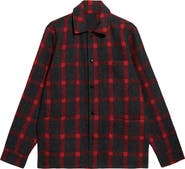 Fortela Steck Wool Check Overshirt