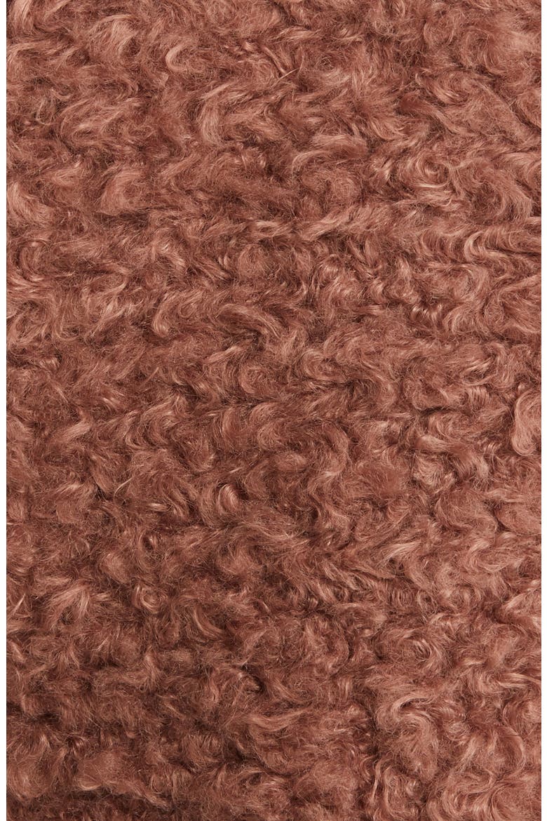 Maeve Women's High Pile Fleece Jacket, Alternate, color, DARK CHESTNUT