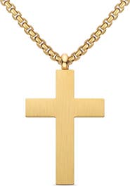 EDFORCE Men's Cross Pendant Necklace