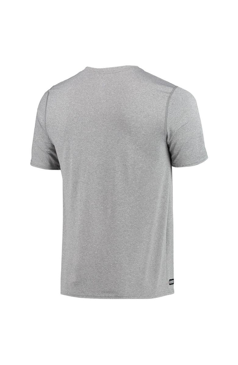 New Era Men's New Era Heathered Gray Chicago Bears Combine Authentic Game On T-Shirt, Alternate, color, 