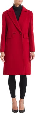 Sofia Cashmere Double-Breasted Wool Coat