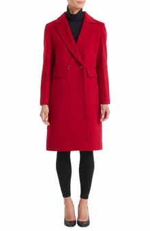 Sofia Cashmere Double-Breasted Wool Coat
