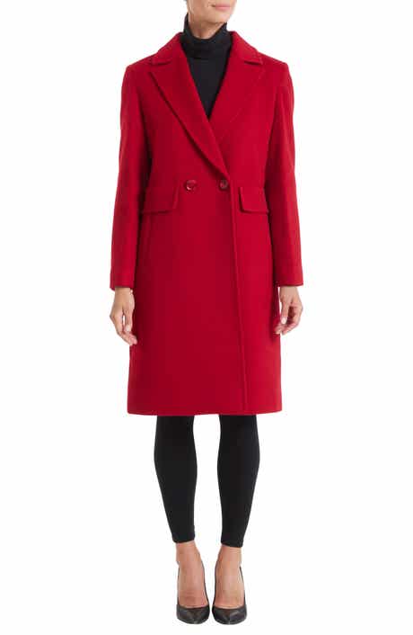 Sofia Cashmere Double-Breasted Wool Coat