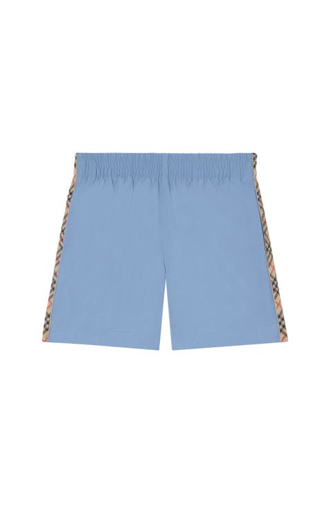 Check Trim Swim Shorts
