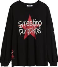 Daydreamer Smashing Pumpkins Big Star Long Sleeve Cotton Graphic T-Shirt