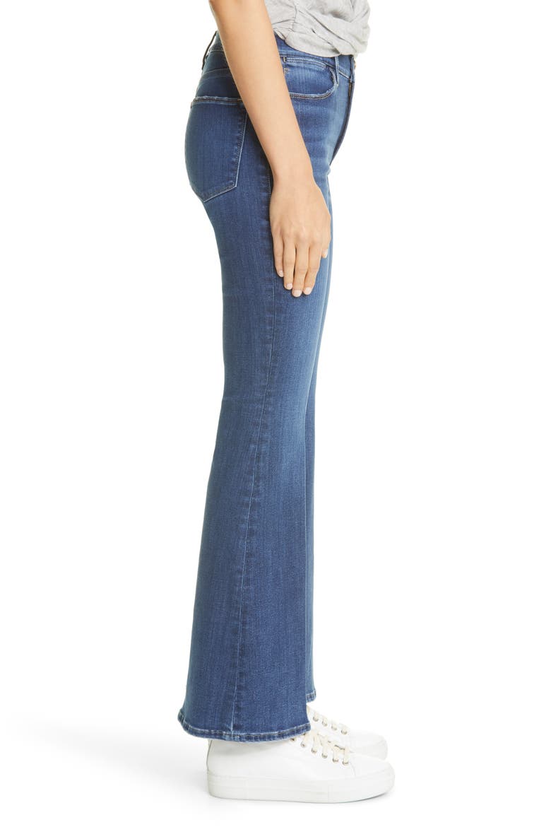 Le Pixie High Waist Flare Jeans, Alternate, color, LUPINE