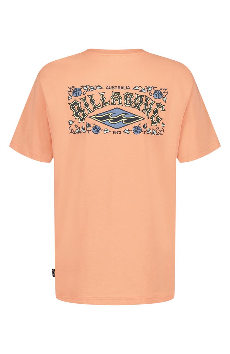 Billabong Kids' Heritage Graphic T-Shirt, Alternate, color, Faded Orange