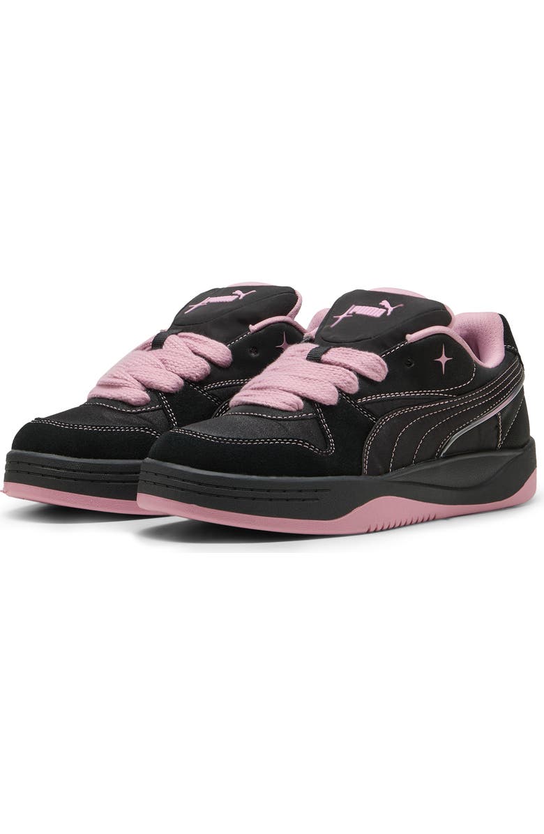 PUMA Park Luna Satin Sneaker, Main, color, Puma Black/ Poised Pink